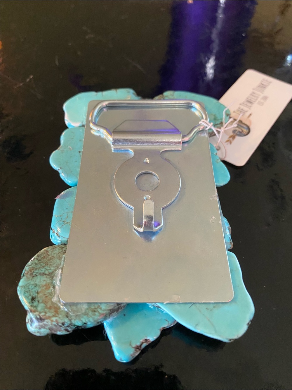 Authentic Real Turquoise Slab Belt Buckle. Never used with Tags. Men or women’s - Picture 10 of 10